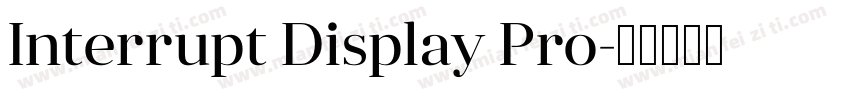 Interrupt Display Pro字体转换